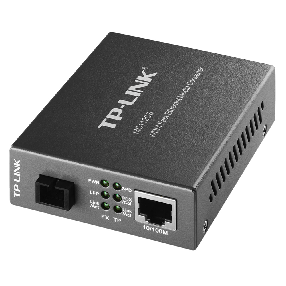 TP-Link  MC112CS - Bộ Chuyển Đổi RJ45 10/100Mbps Sang SC Single-Mode 100Mbps - Hàng Chính Hãng